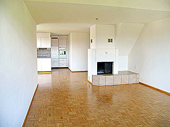 Grosses und helles Wohnzimmer mit Chemin�e